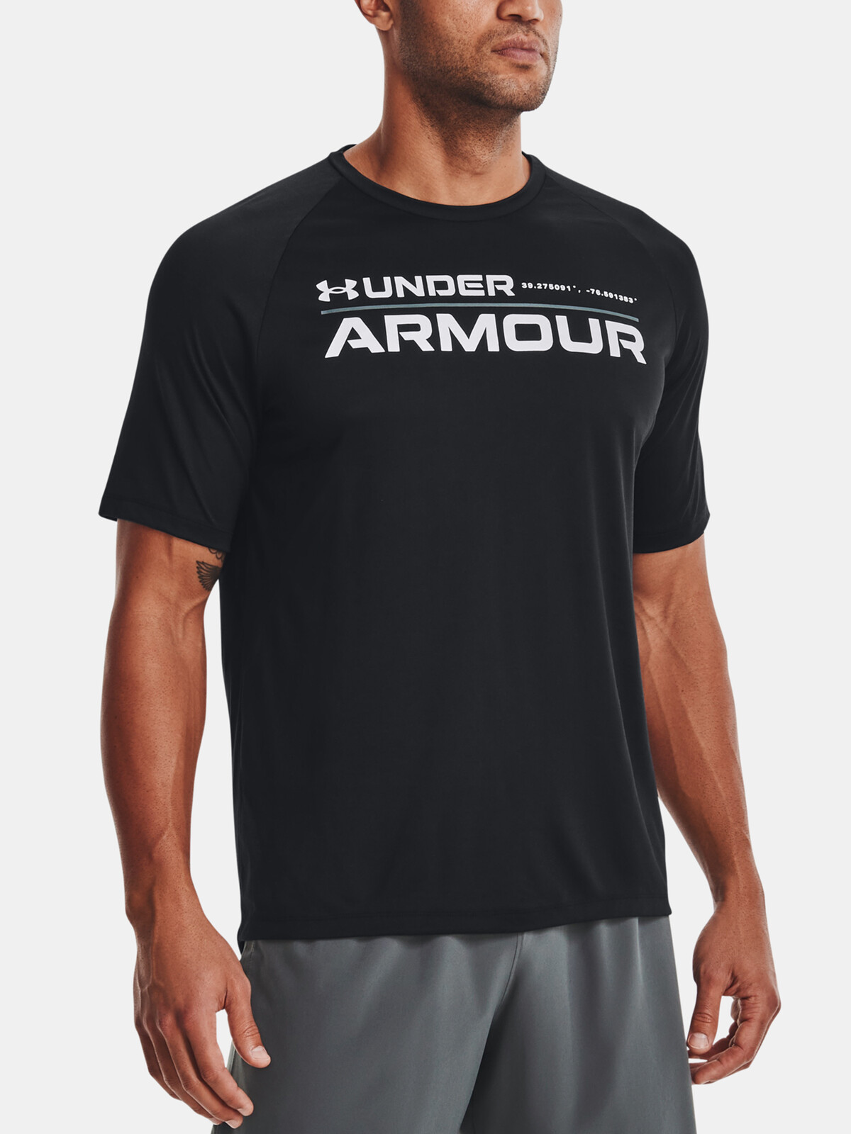 Under Armour T-Shirt UA TECH 2.0 WORDMARK SS-BLK - Men