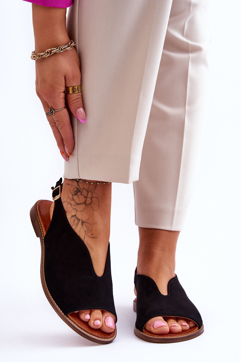 Boto Dámske semišové sandále lewski topánky