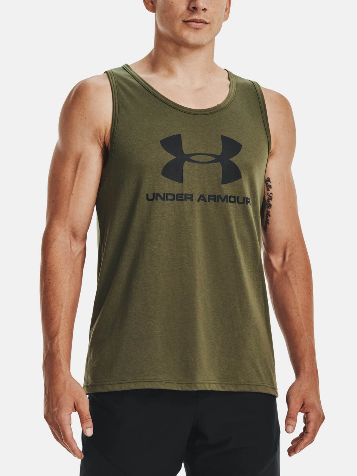 Under Armour Tank Top UA SPORTSTYLE LOGO TANK-GRN - Men