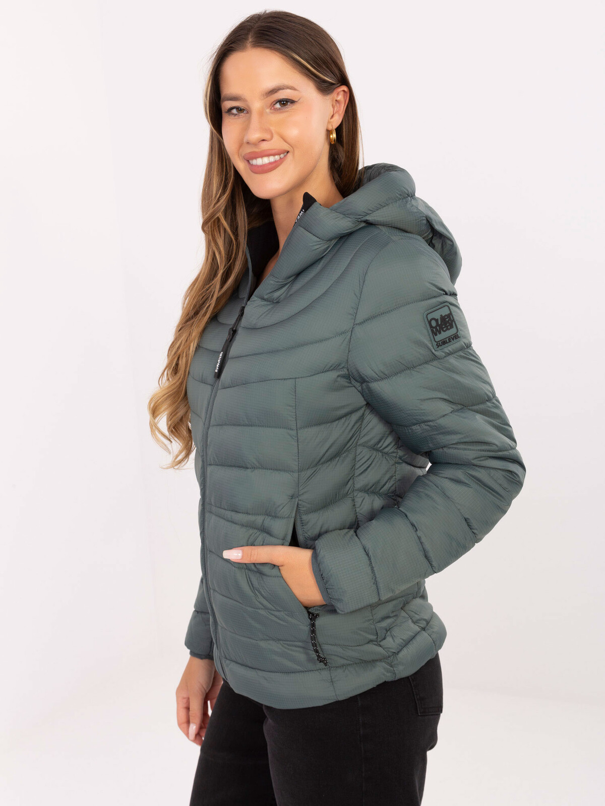 Jacket-D50092XB44554A2-dark green