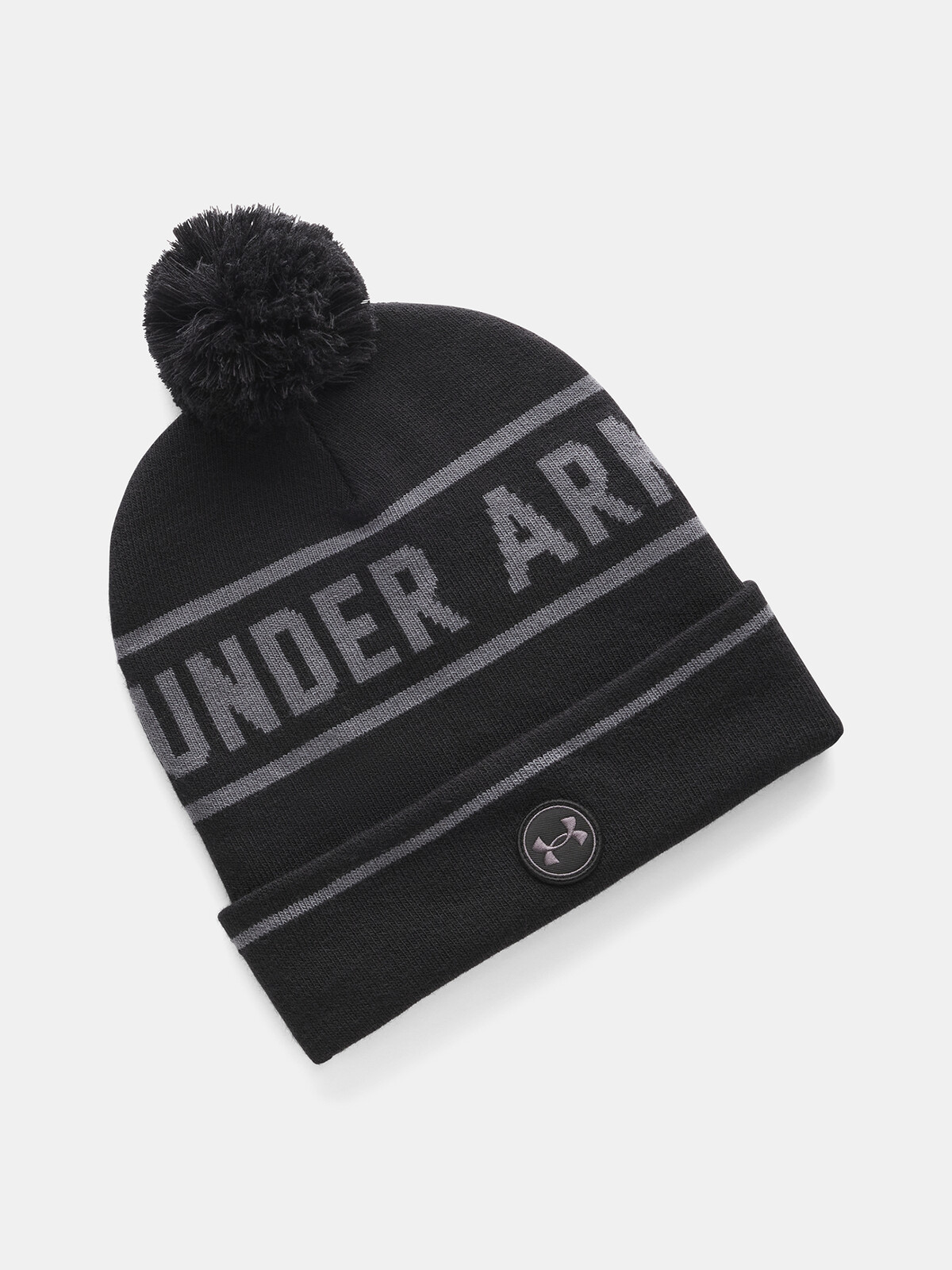 Men's Under Armour M's Drive Pom Beanie-BLK - Men's