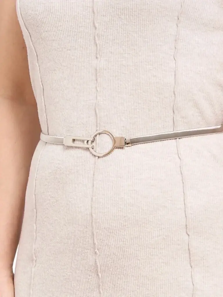 Strieborný kovový opasok Livia Eleganza