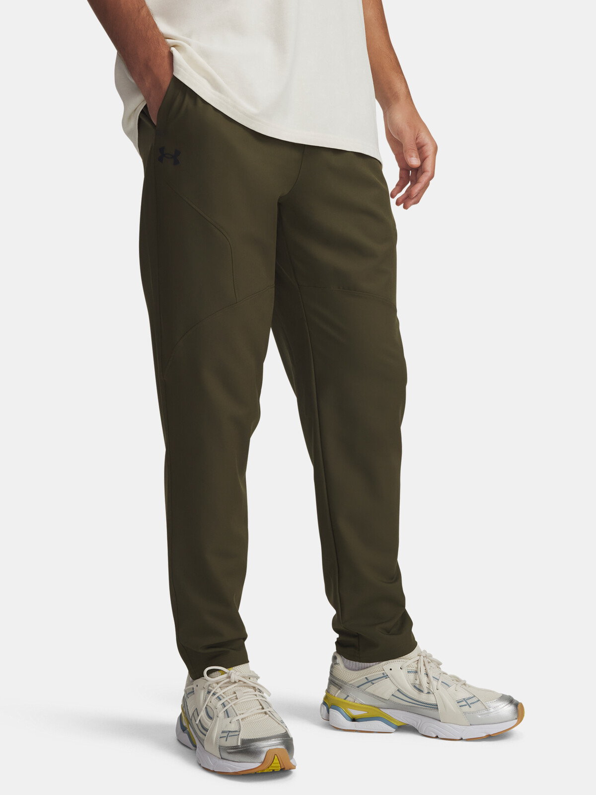 Under Armour UA Unstoppable Tapered Pants-GRN Men's Sports Trousers - Mens
