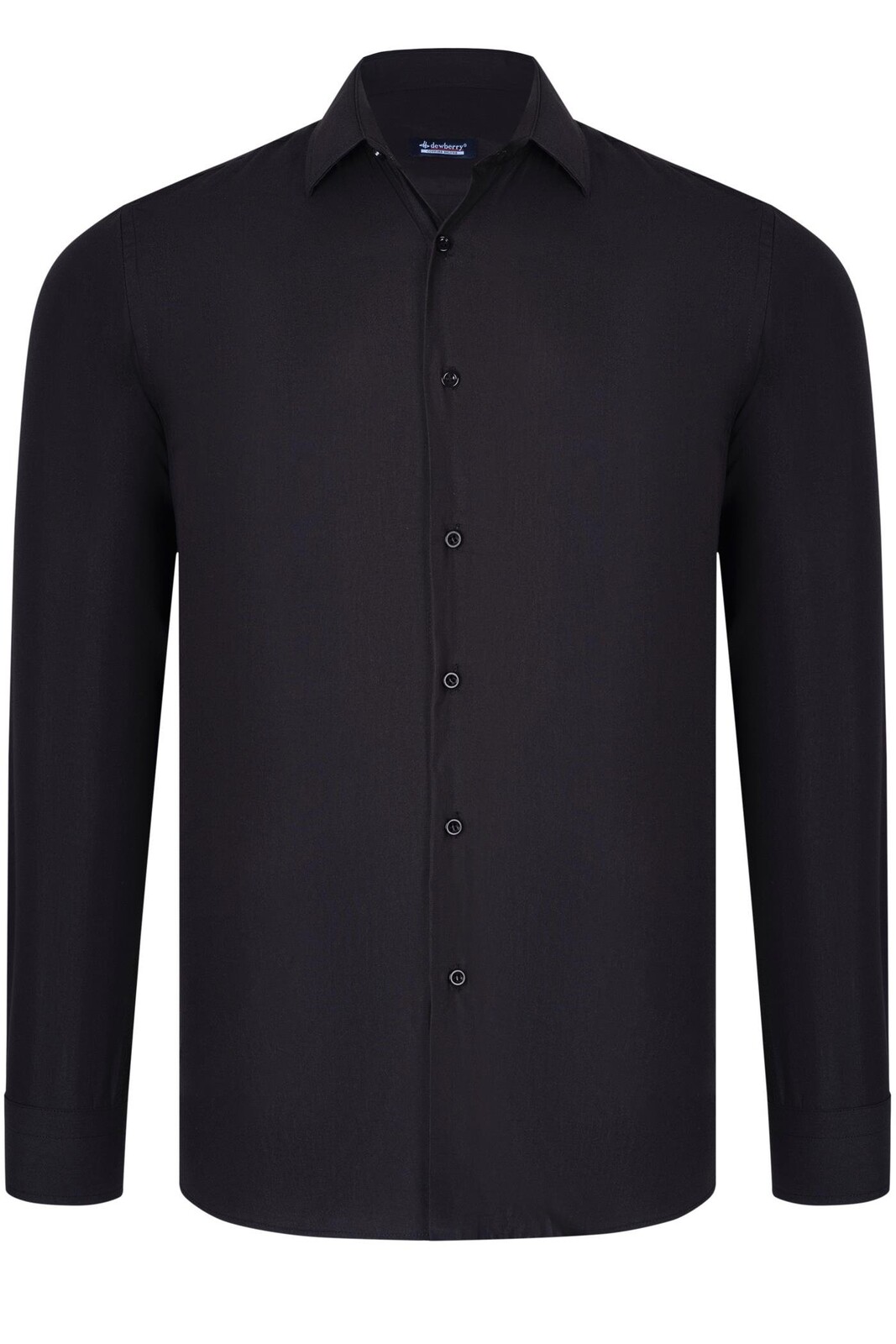 G926 DEWBERRY MEN'S SHIRT-BLACK