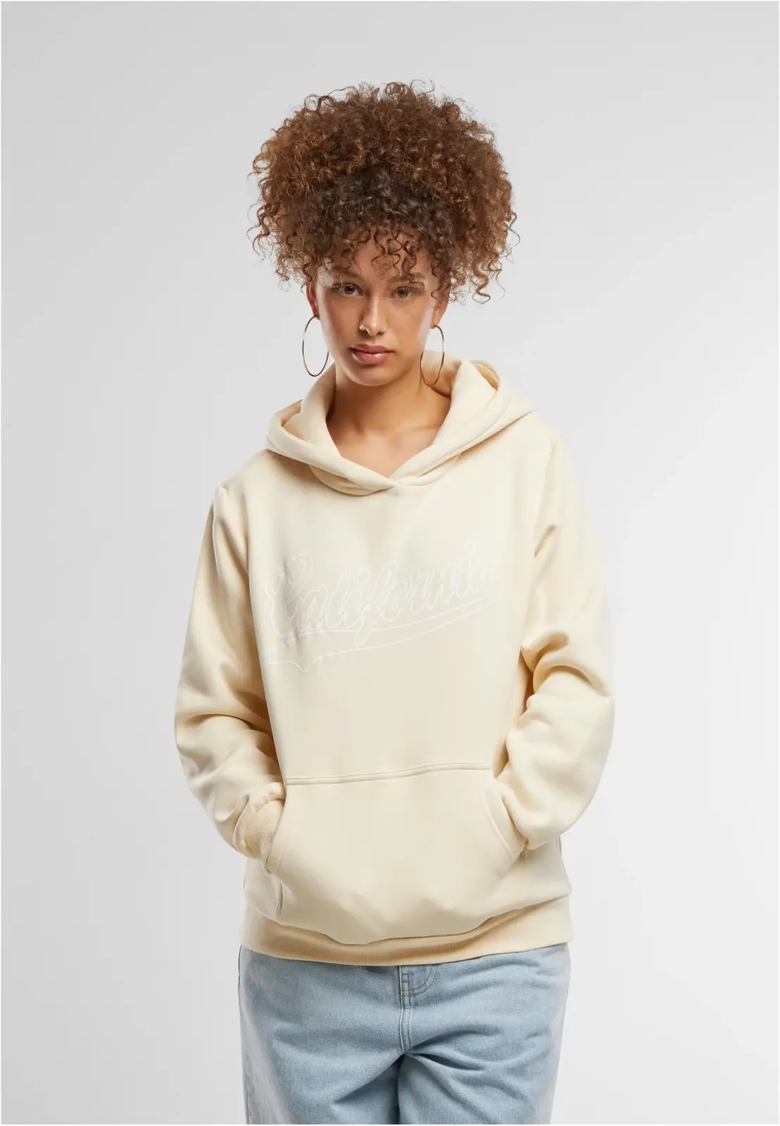 California Women's Furry Whitesand Hoodie