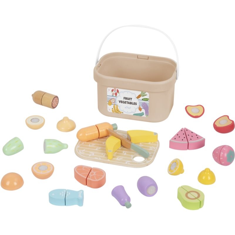eliNeli Fruit Vegetables sada hračiek z dreva 1 ks