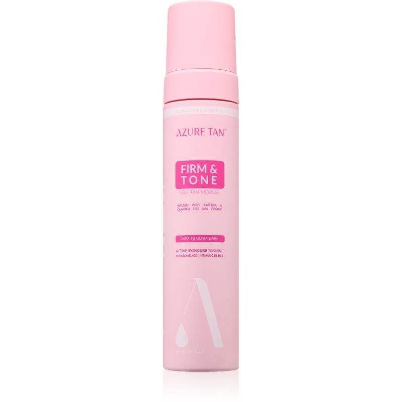 Azure Tan Firm & Tone samoopaľovacia pena odtieň Dark To Ultra Dark 200 ml