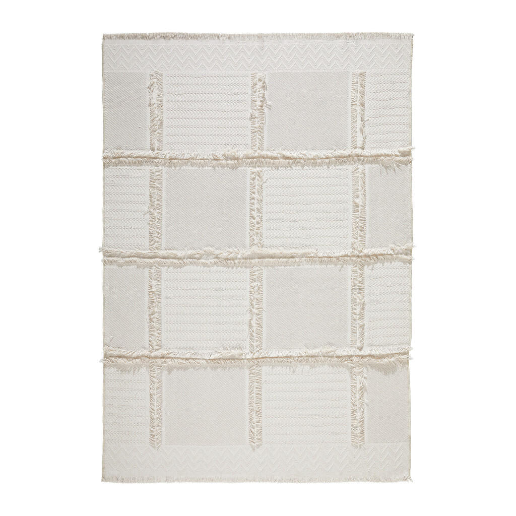 Linea Natura PLOCHO TKANÝ KOBEREC, 120/170 cm, biela