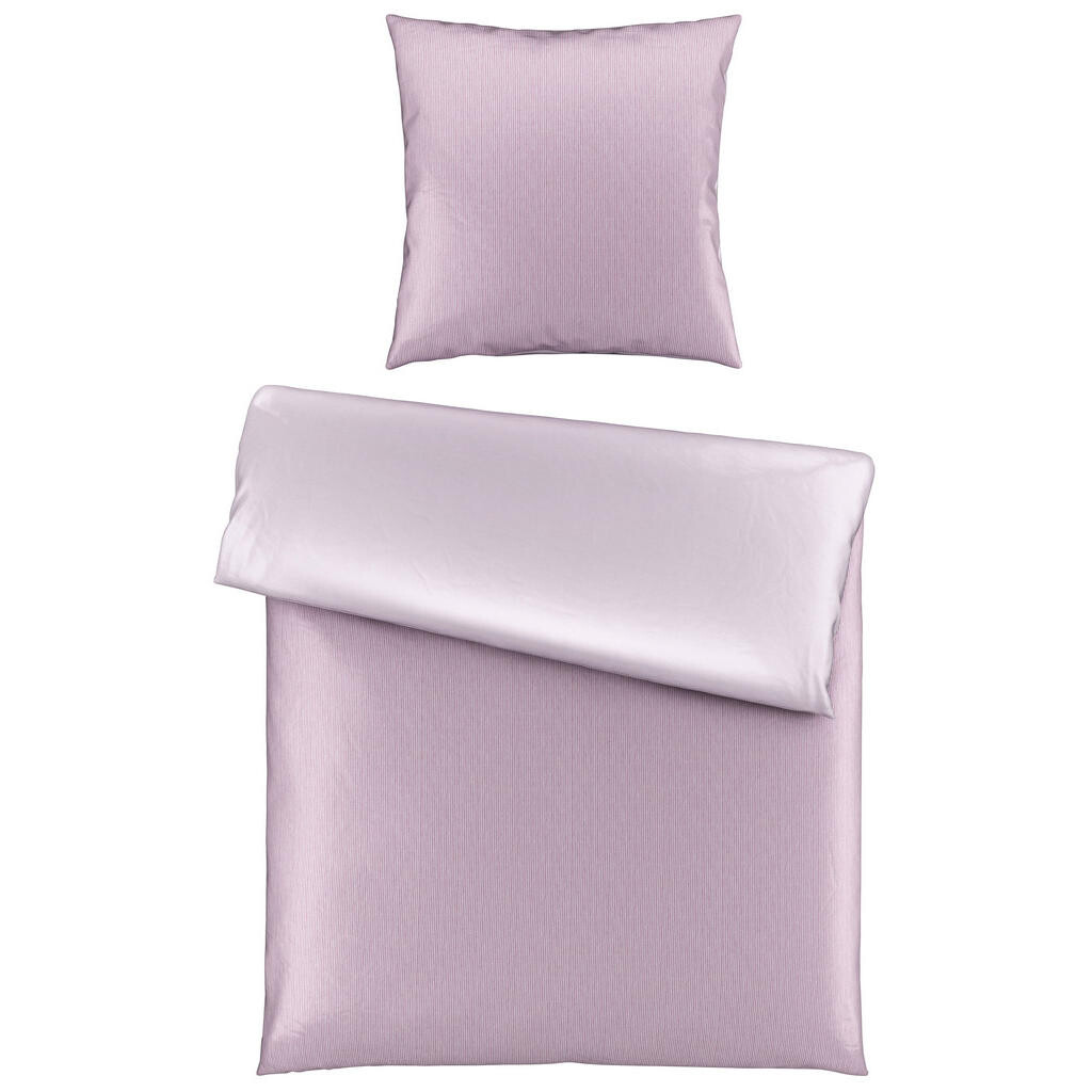 Bio:Vio OBOJSTRANNÁ POSTEĽNÁ BIELIZEŇ, satén, hnedofialová, 155/220 cm