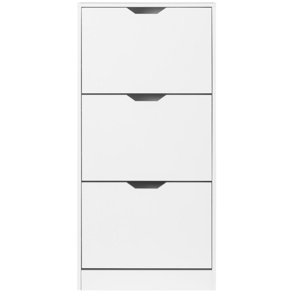 MID.YOU VÝKLOPNÁ SKRINKA NA TOPÁNKY, biela, 55/117/23,5 cm