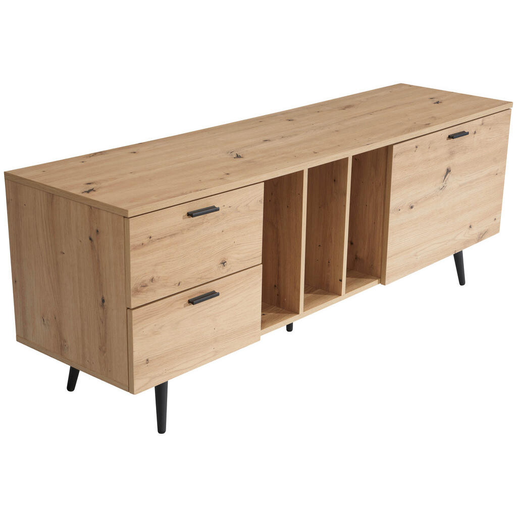 Livetastic NÍZKA KOMODA, farba duba,