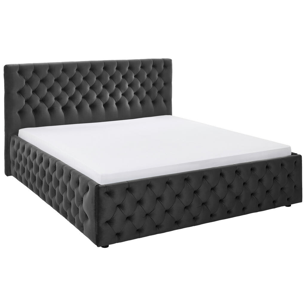 Cantus ČALÚNENÁ POSTEĽ, 180/200 cm, sivá