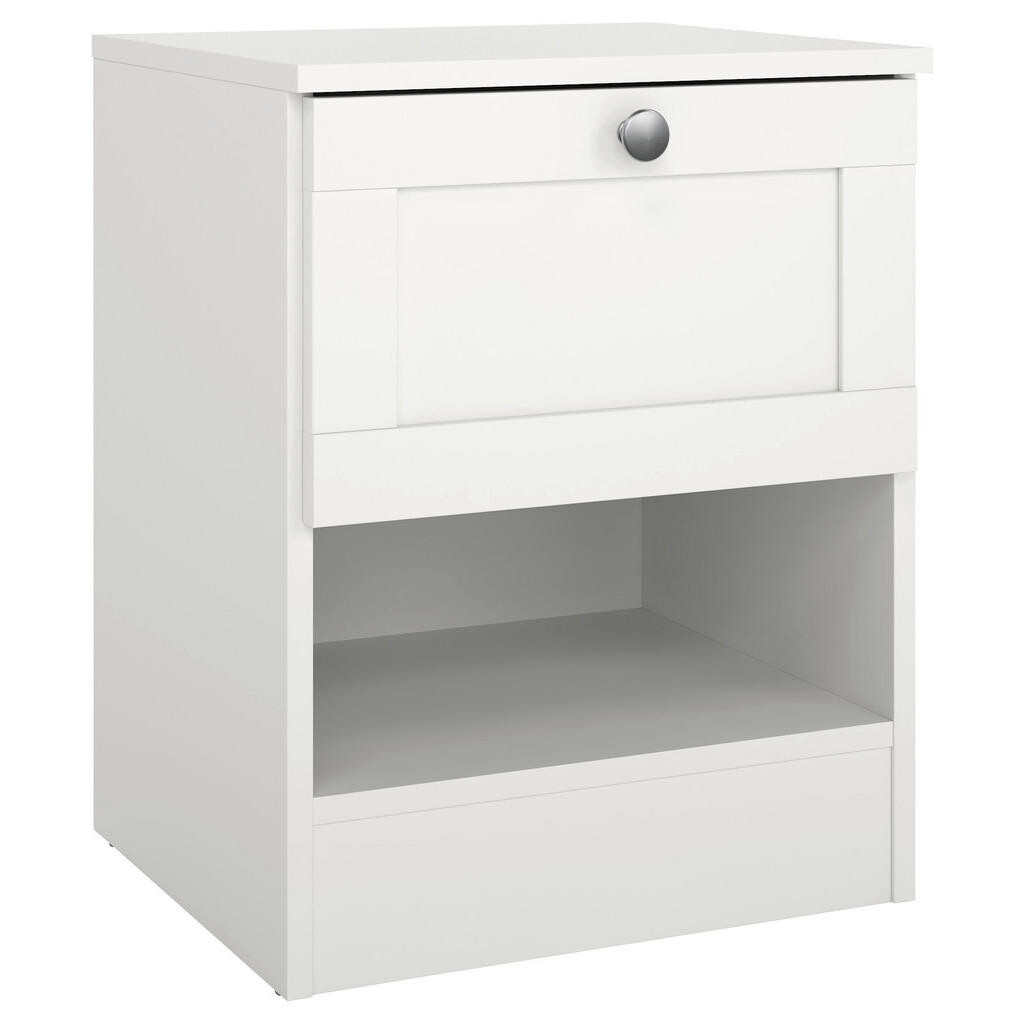 MID.YOU NOČNÝ STOLÍK, biela, 40,2/51,2/36 cm