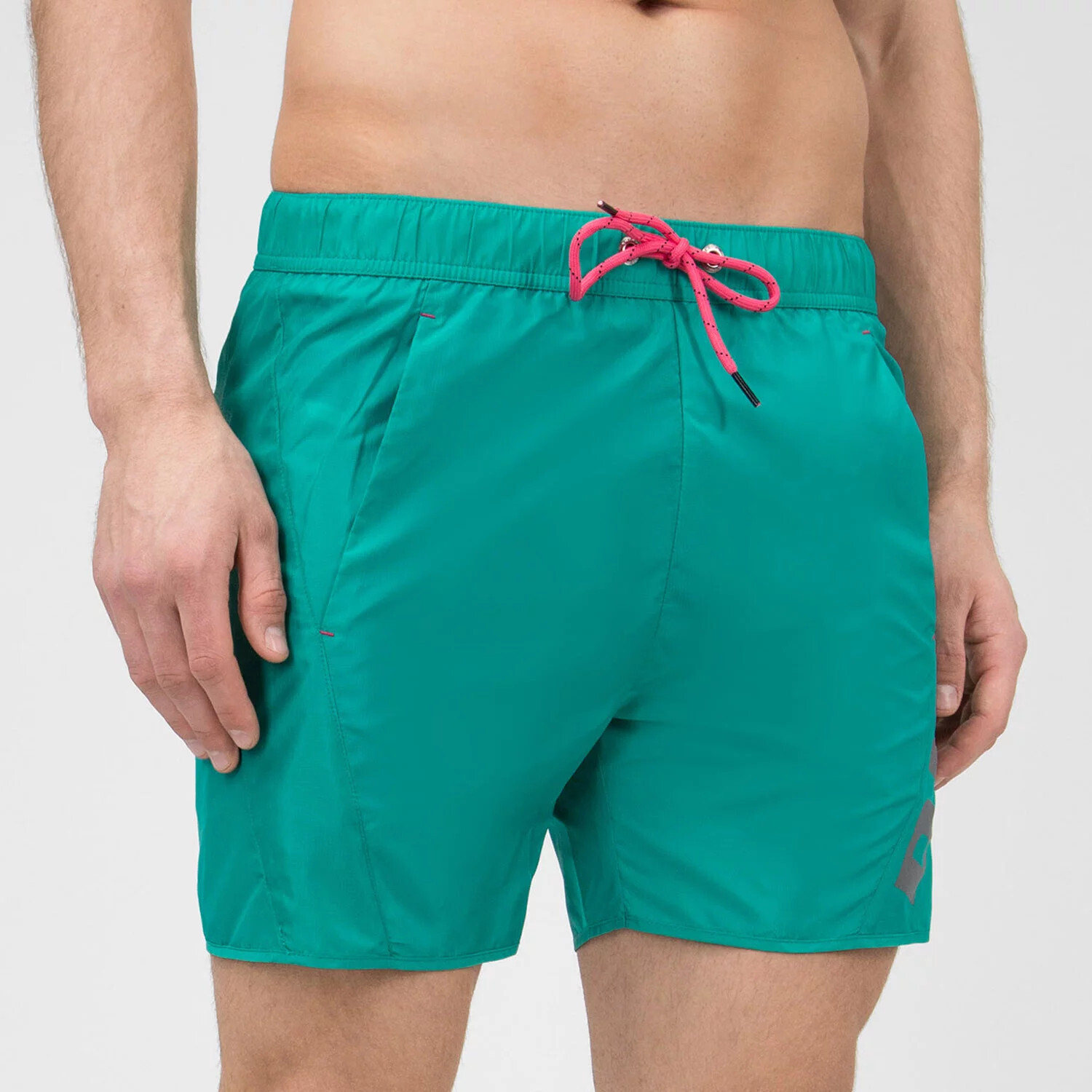 Pánske plavky 00SC8L - OLATA - Diesel XL Zelená