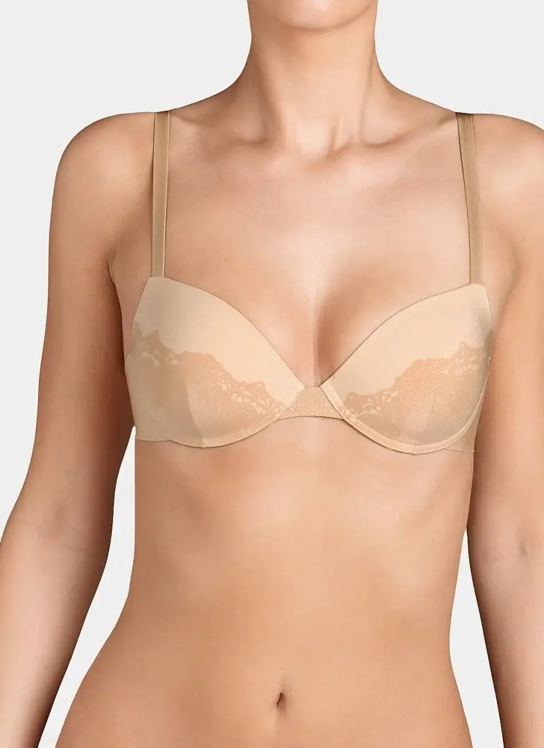 Dámska podprsenka Light Illusion WHPM - Sloggi světlá kombinace tělové (M001) 070E