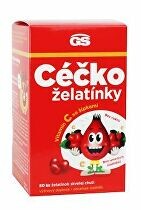 GS Céčko so šípkami želatínky bez cukru 50ks