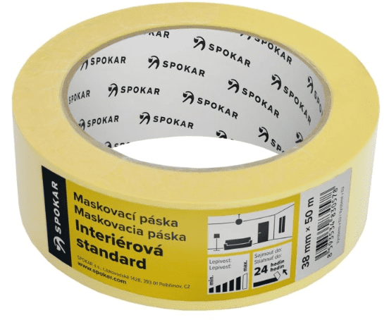 SPOKAR - Maliarska maskovacia páska STANDARD (30 mm x 50 m)