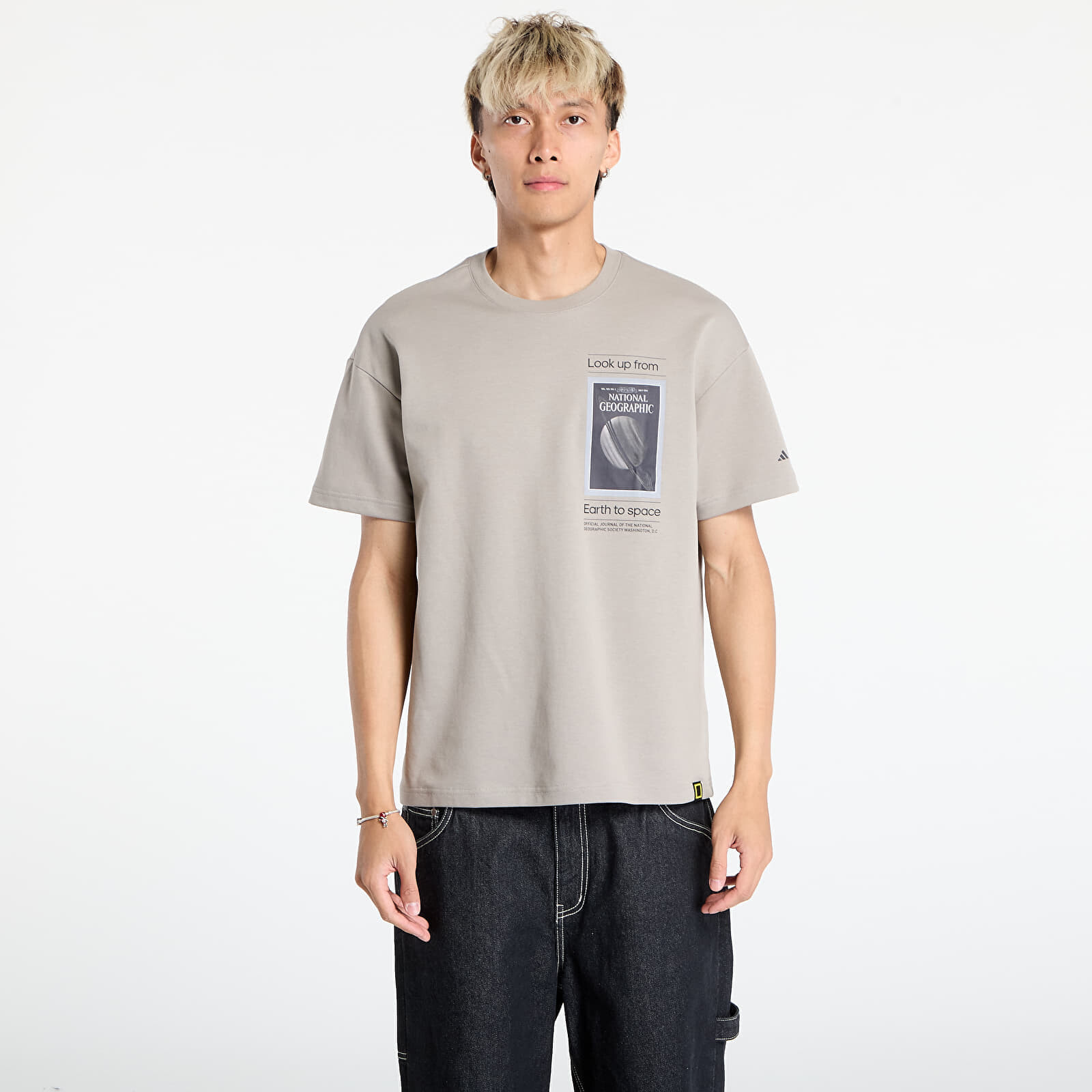 Tričko adidas National Geographic UF AEROREADY Graphic T-shirt Putty Beige M