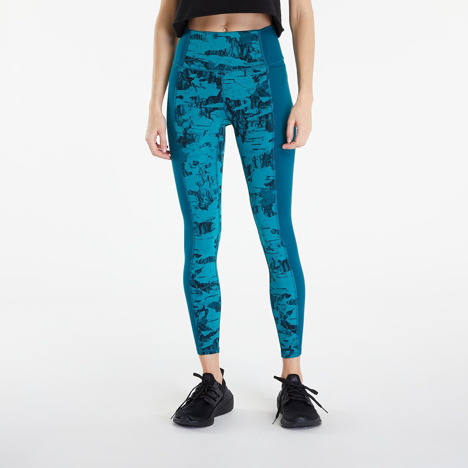 Legíny Under Armour Project Rock Let's Go Ankle Legging Pt Coastal Teal/ Black/ Silt XS