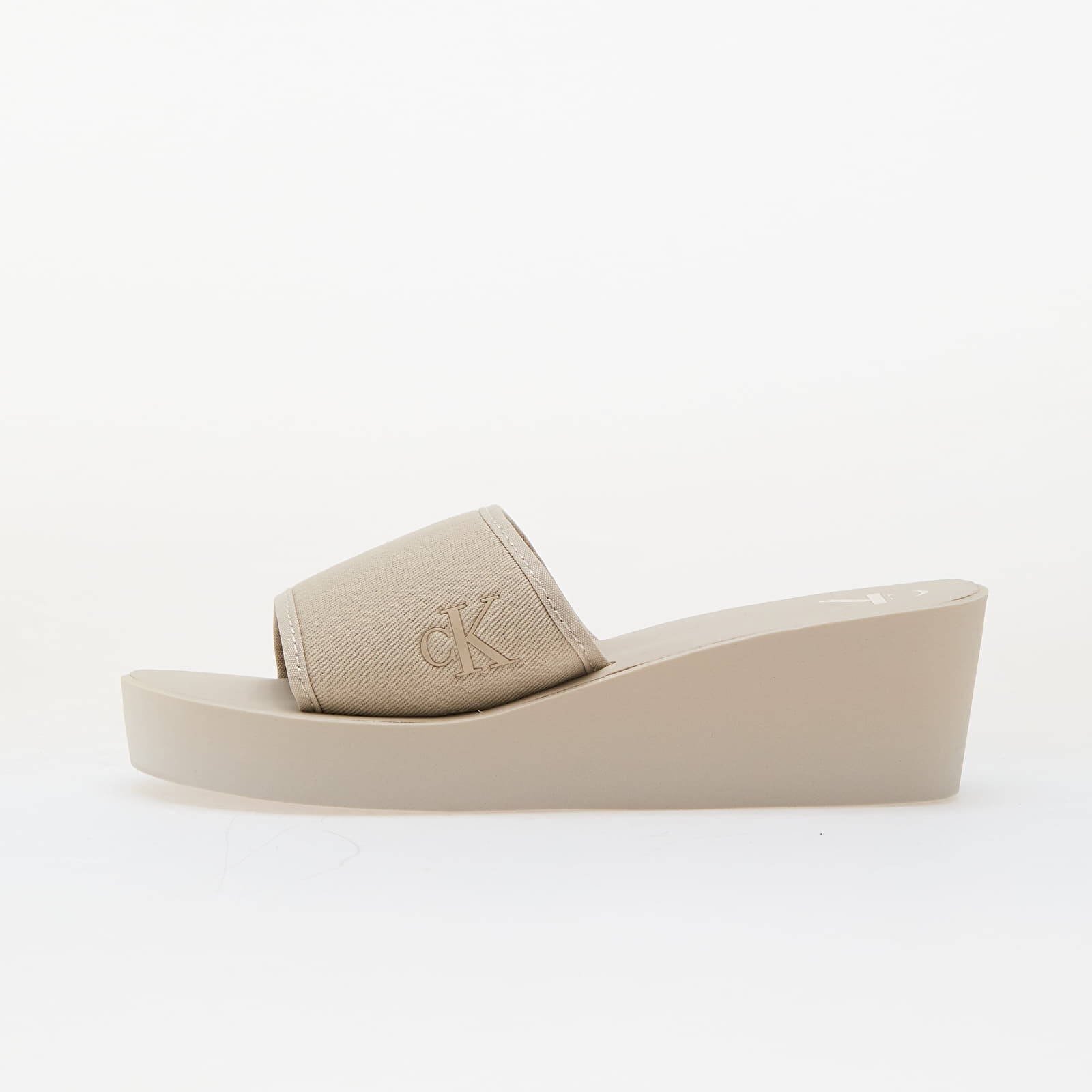 Tenisky Calvin Klein Jeans Beach Wedge Slide Ca Beige EUR 40