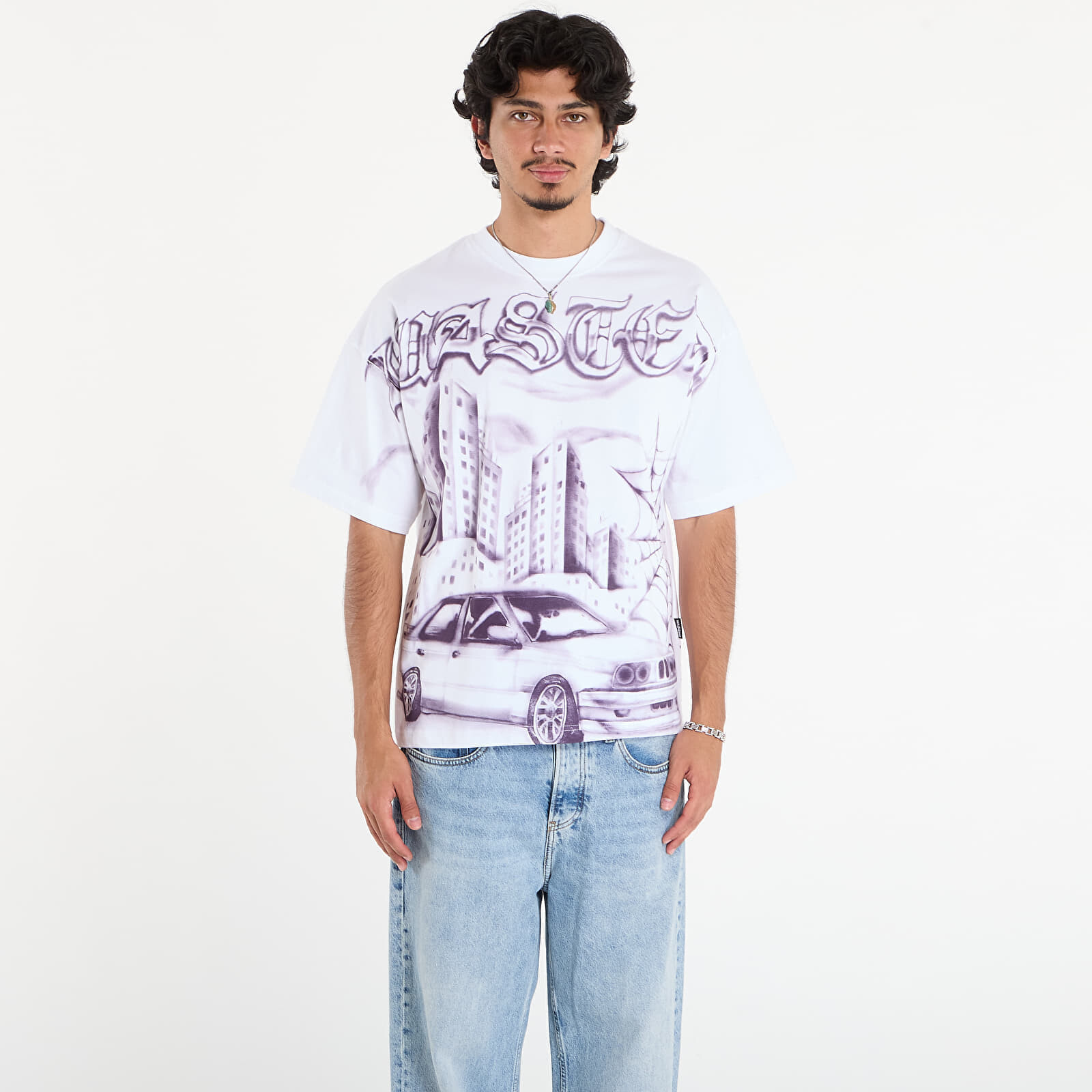 Tričko Wasted Paris M Atm Boxy T-Shirt White XL