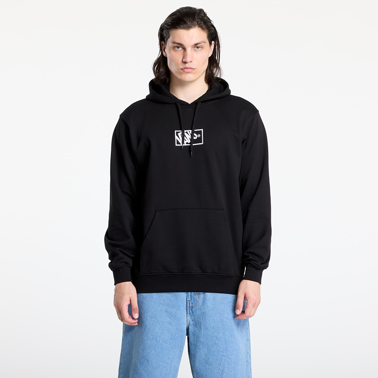 Mikina Vans Blocked Box Pullover Hoodie Black M