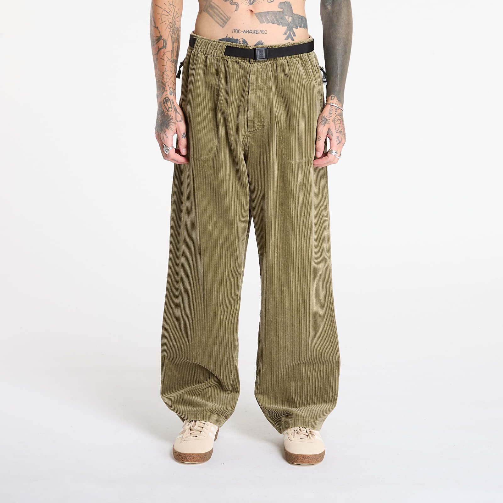 Kalhoty adidas Equipment Corduroy Pant Focus Olive L