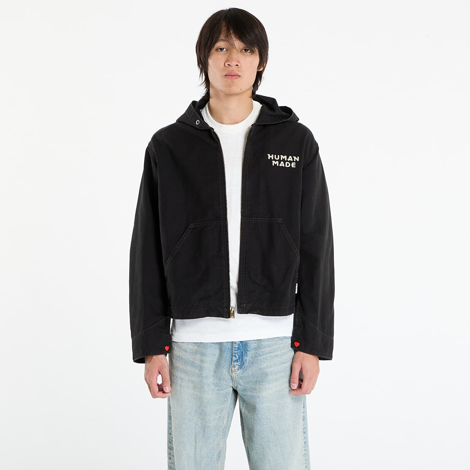 Bunda HUMAN MADE Hooded Jacket Black L