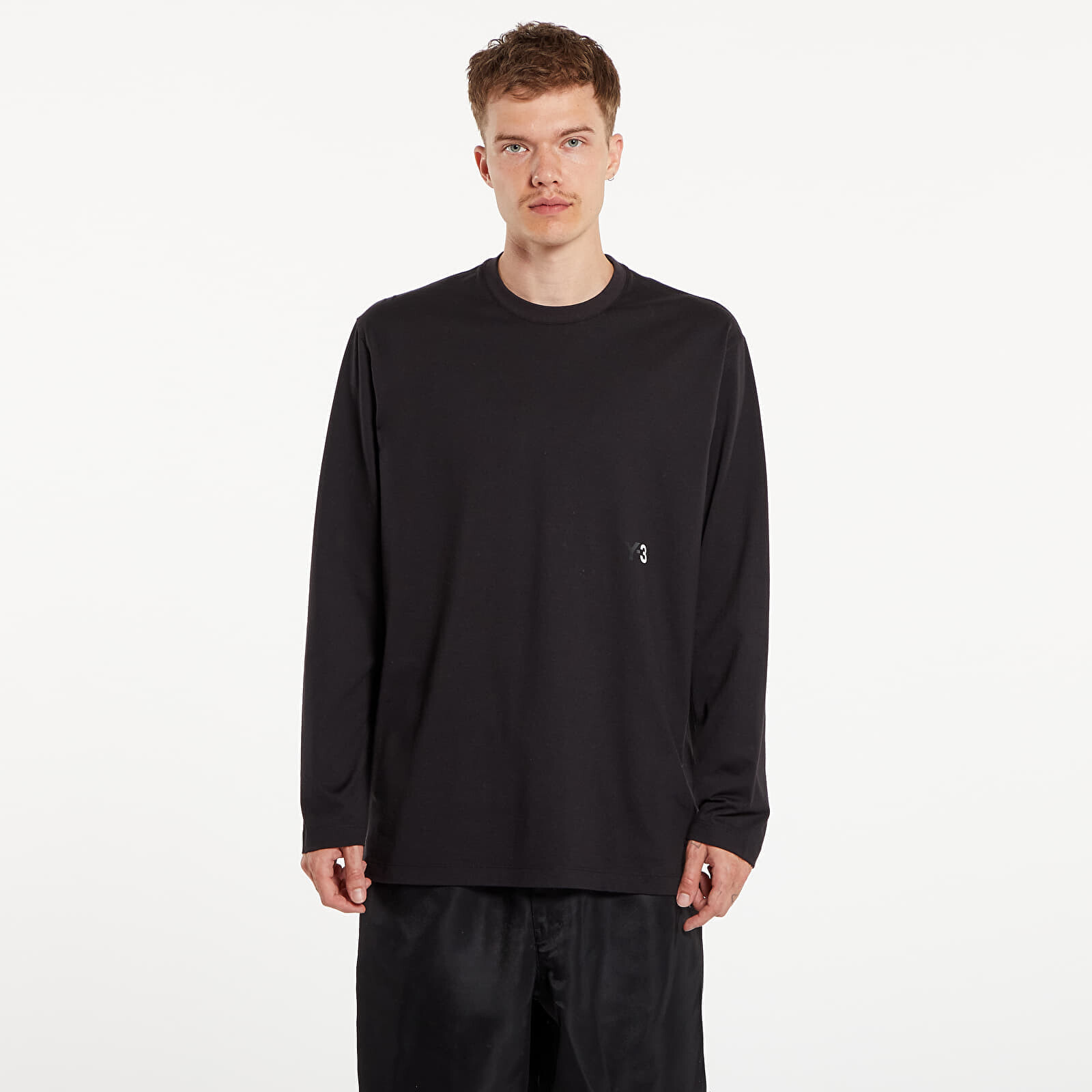 Tričko Y-3 Relaxed Long Sleeve Tee UNISEX Black XL