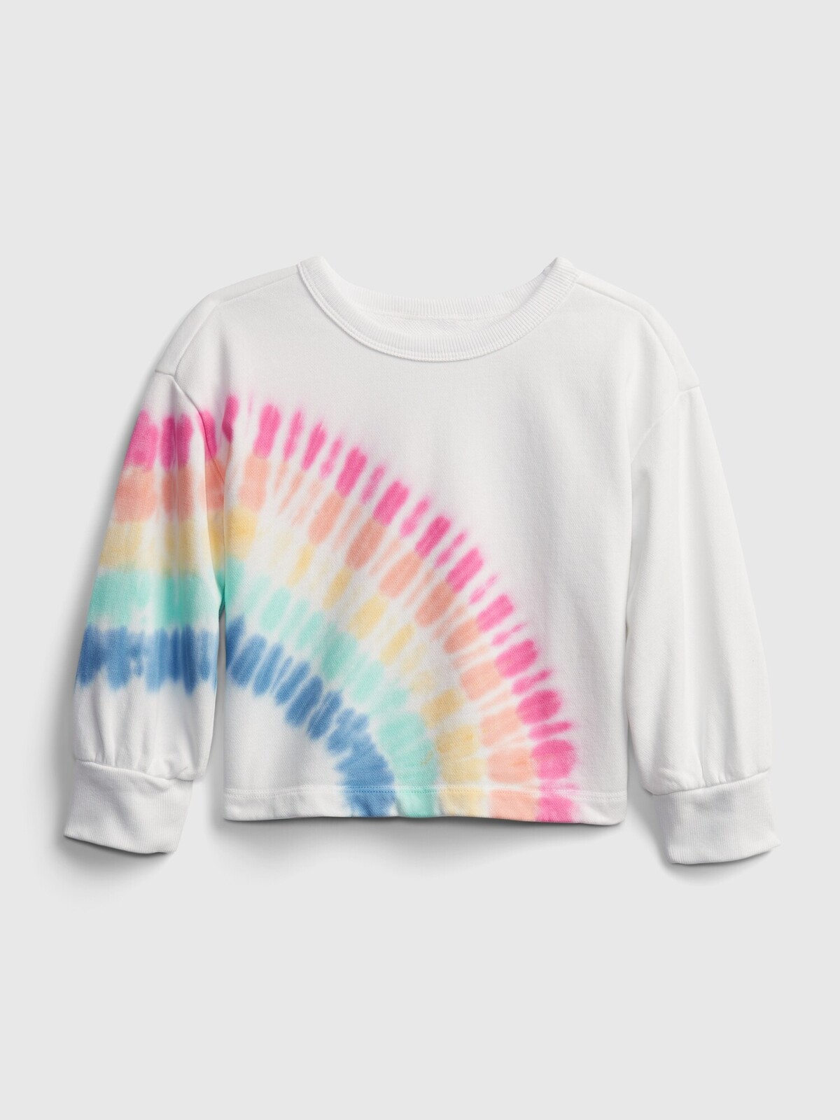 GAP Children's Sweatshirt Rainbow Tie Dy - Girls