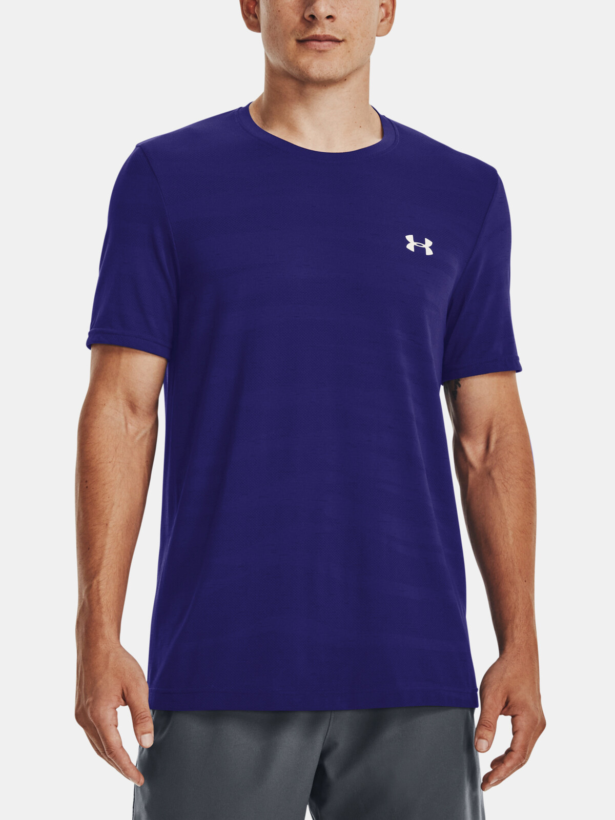 Tričko Under Armour UA Seamless Wave SS-BLU