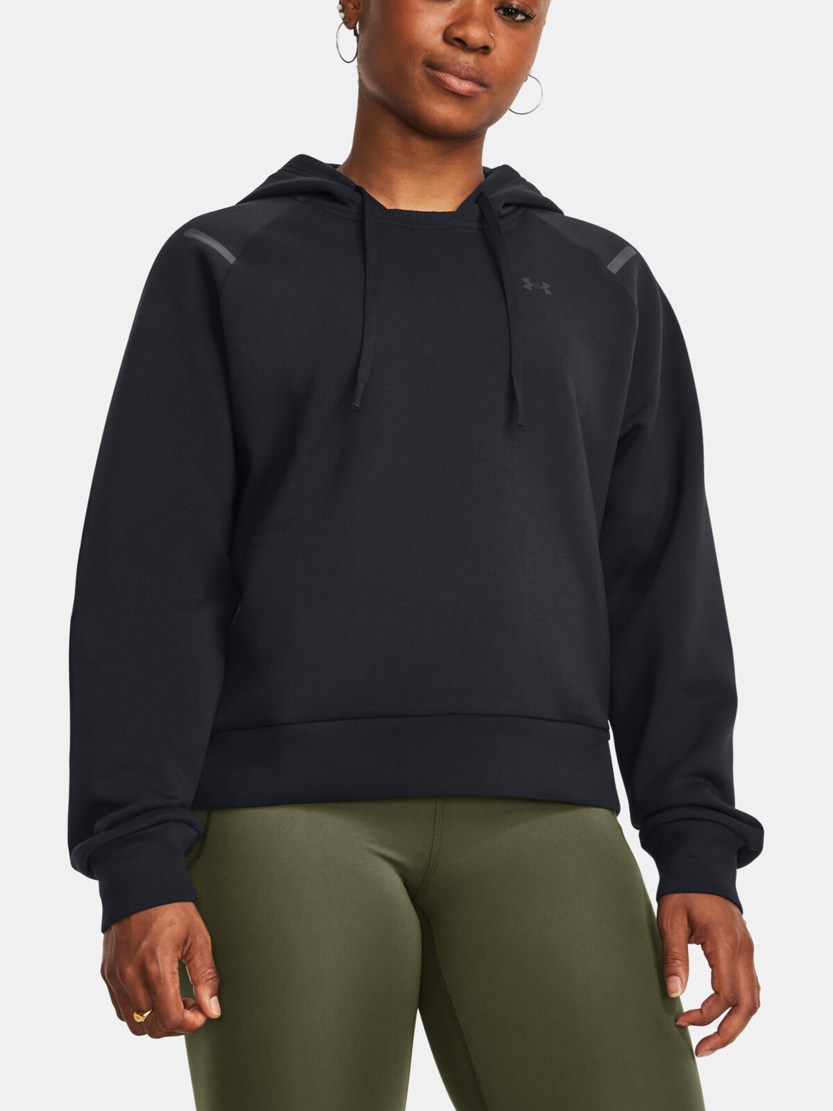 Čierna športová mikina Under Armour Unstoppable Flc Hoodie
