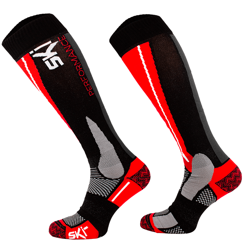 Anatomical ski socks light