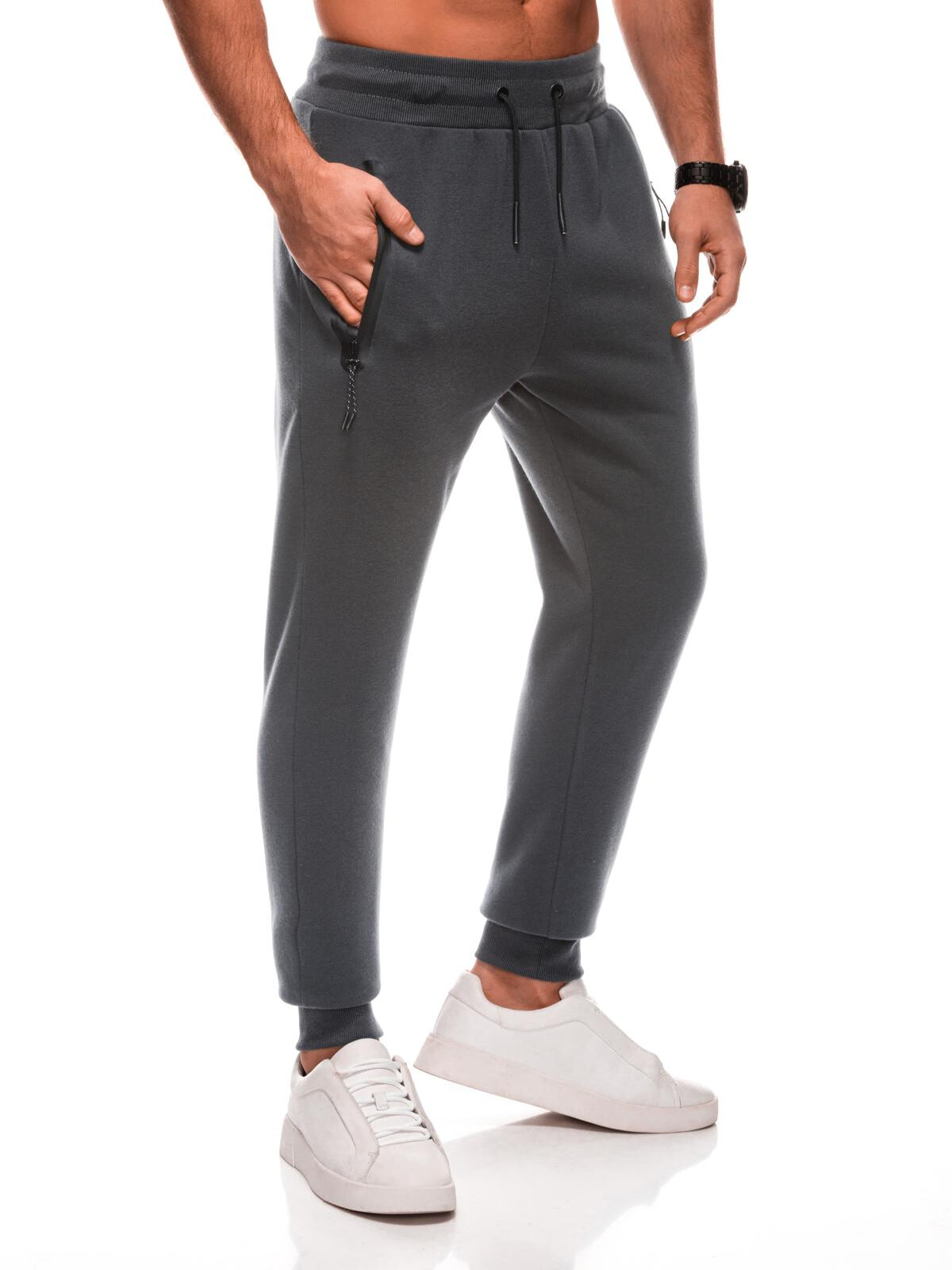 Edoti Men's BASIC uniform sweatpants - graphite V-8 EM-PABS