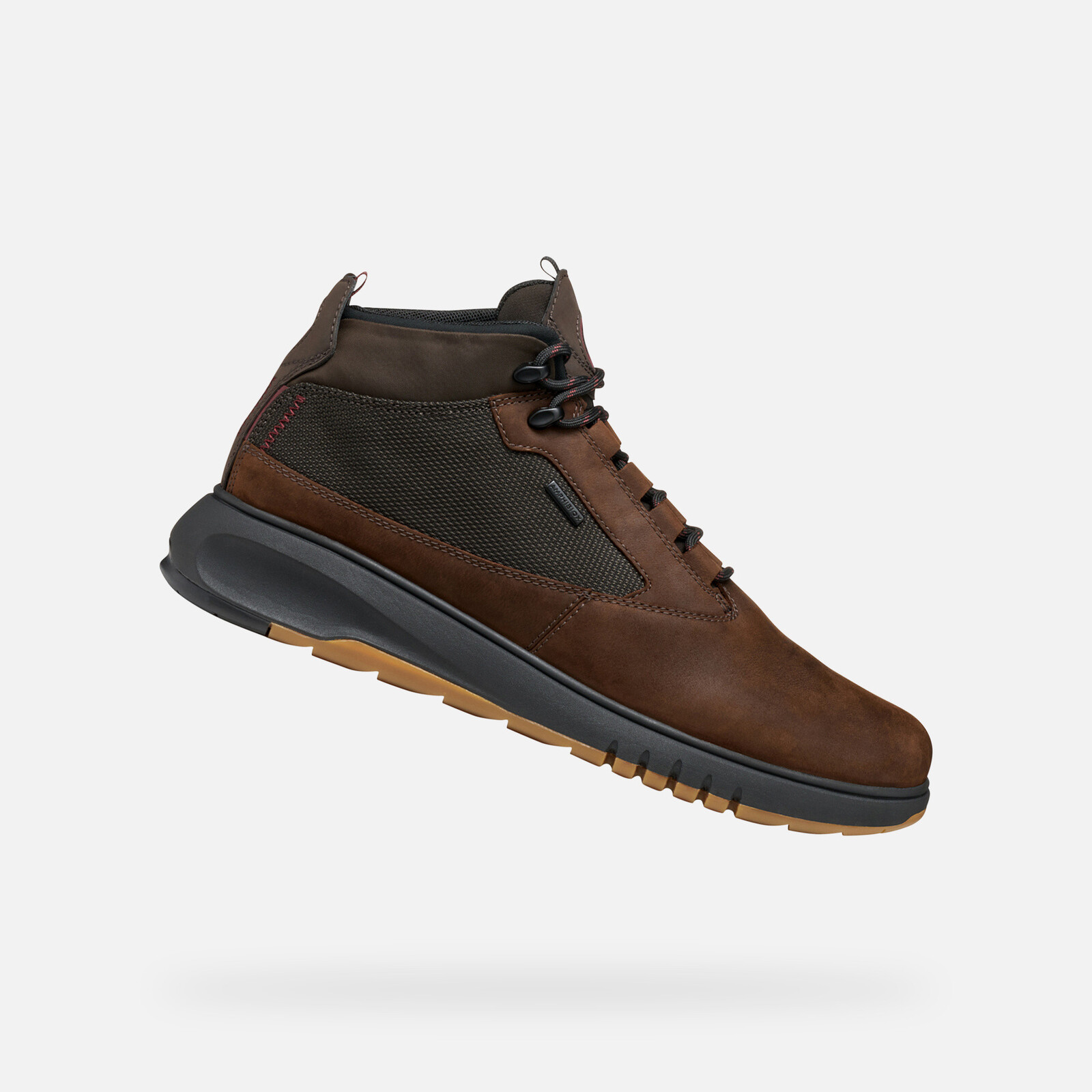 Dark Brown Men's Ankle Boots Geox Aerantis 4X4 ABX - Mens