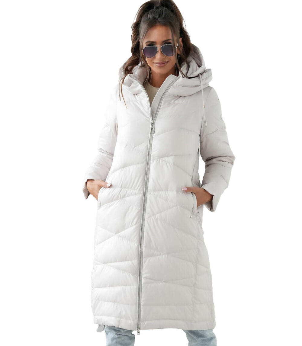 Pri Long elegant quilted women's winter insulated coat SAMANTA