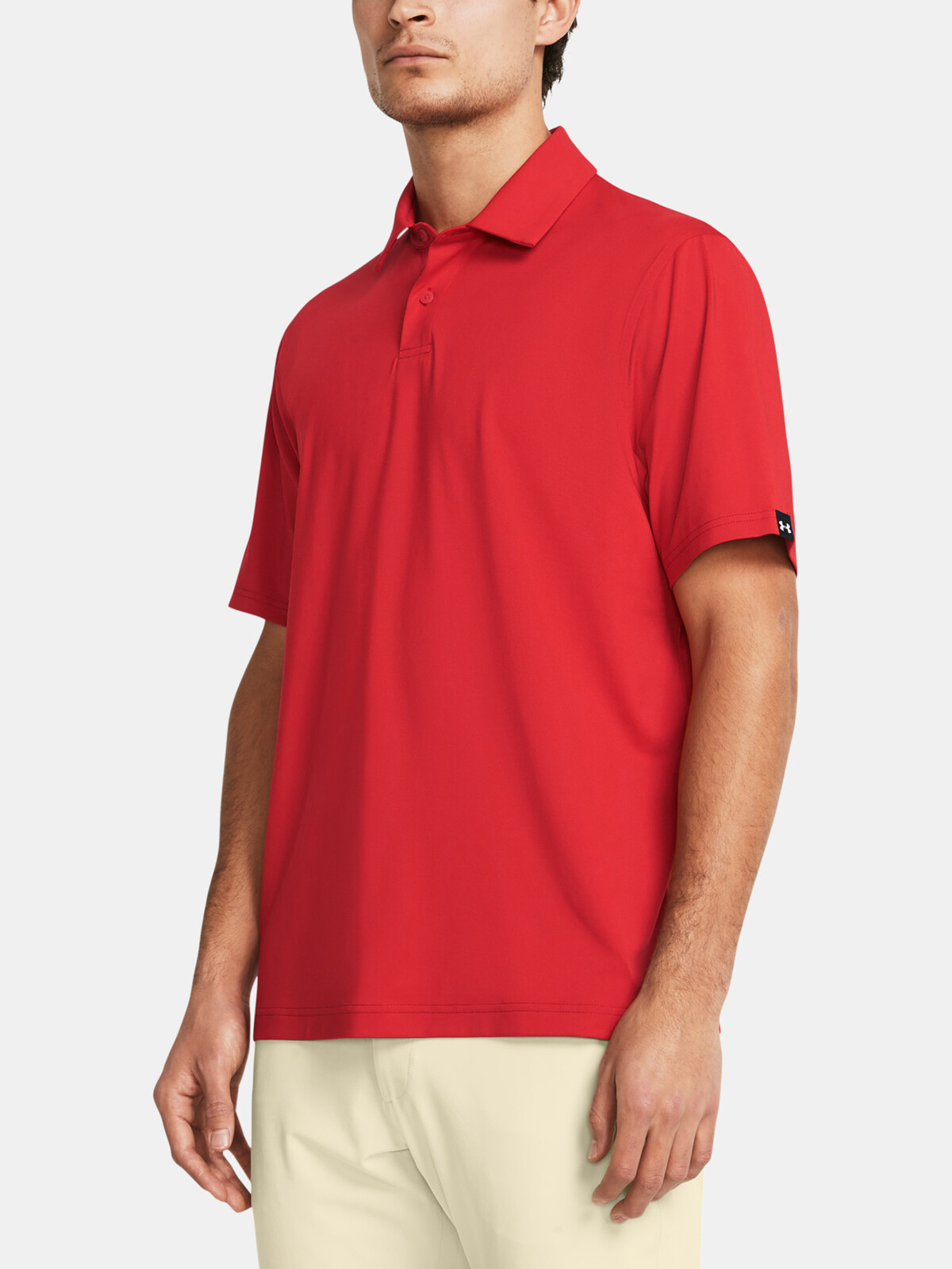 Men's Under Armour UA T2G Polo LB-RED T-Shirt - Men's