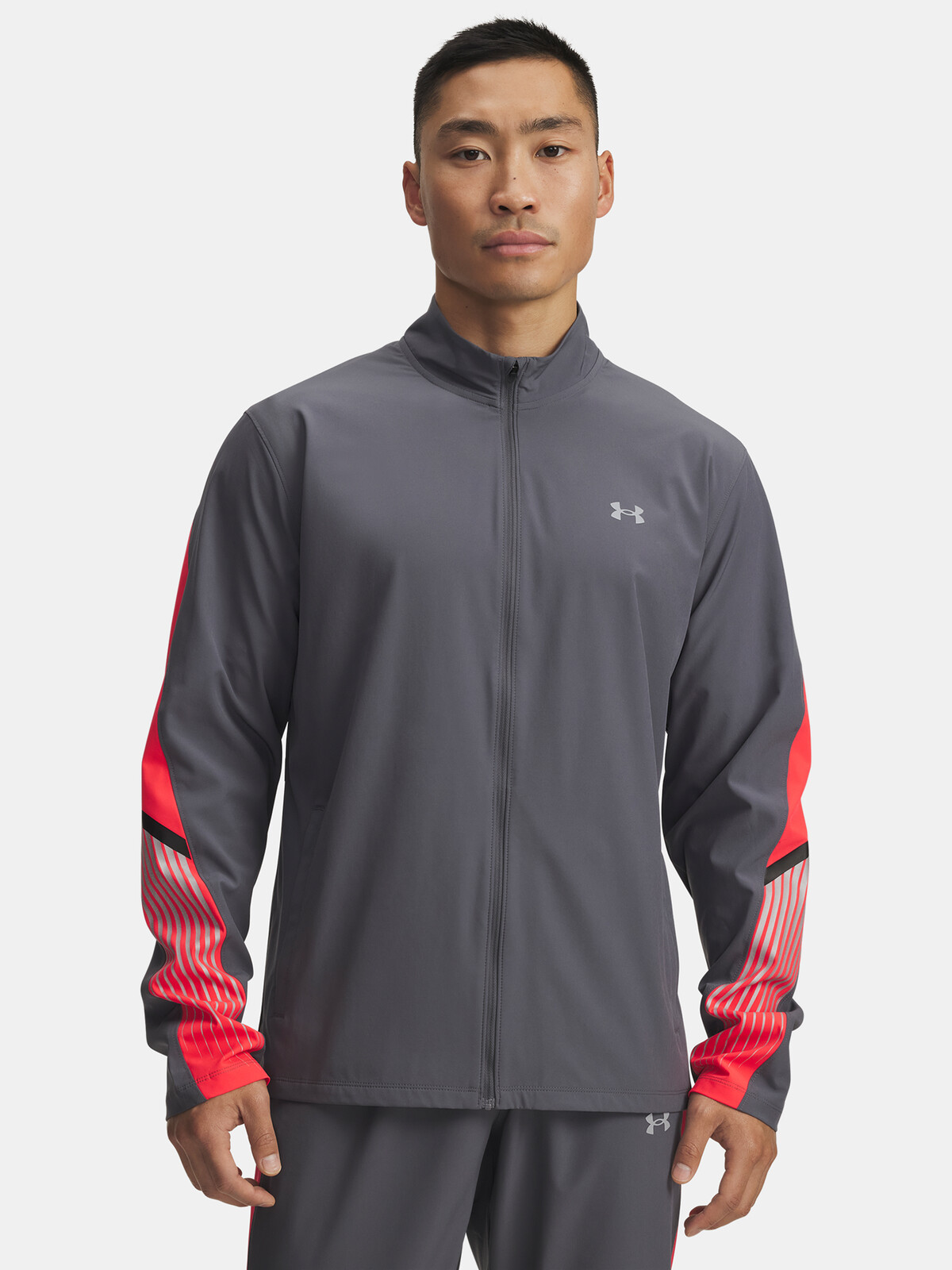 Men's Under Armour UA Velociti Storm Jacket-GRY - Mens