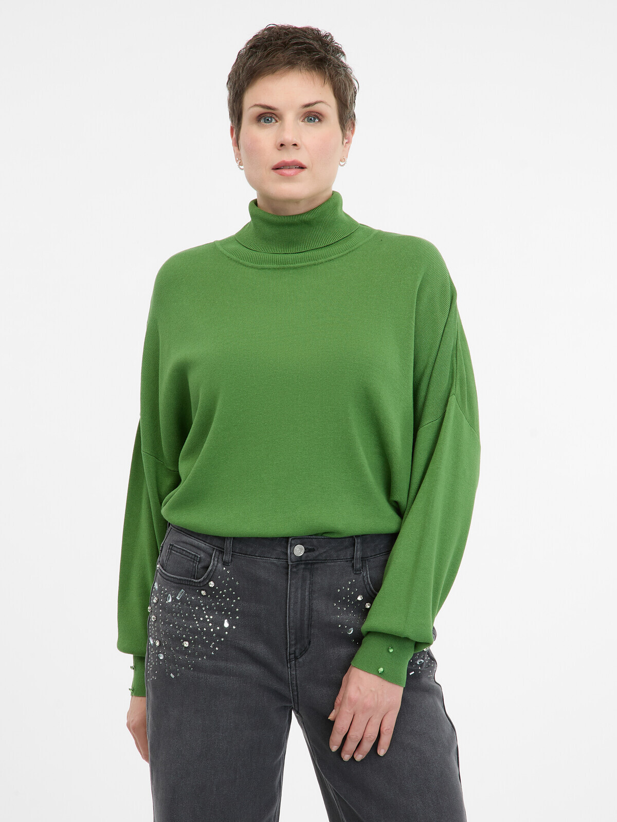 Green Women's Turtleneck Sweater ORSAY - Women's