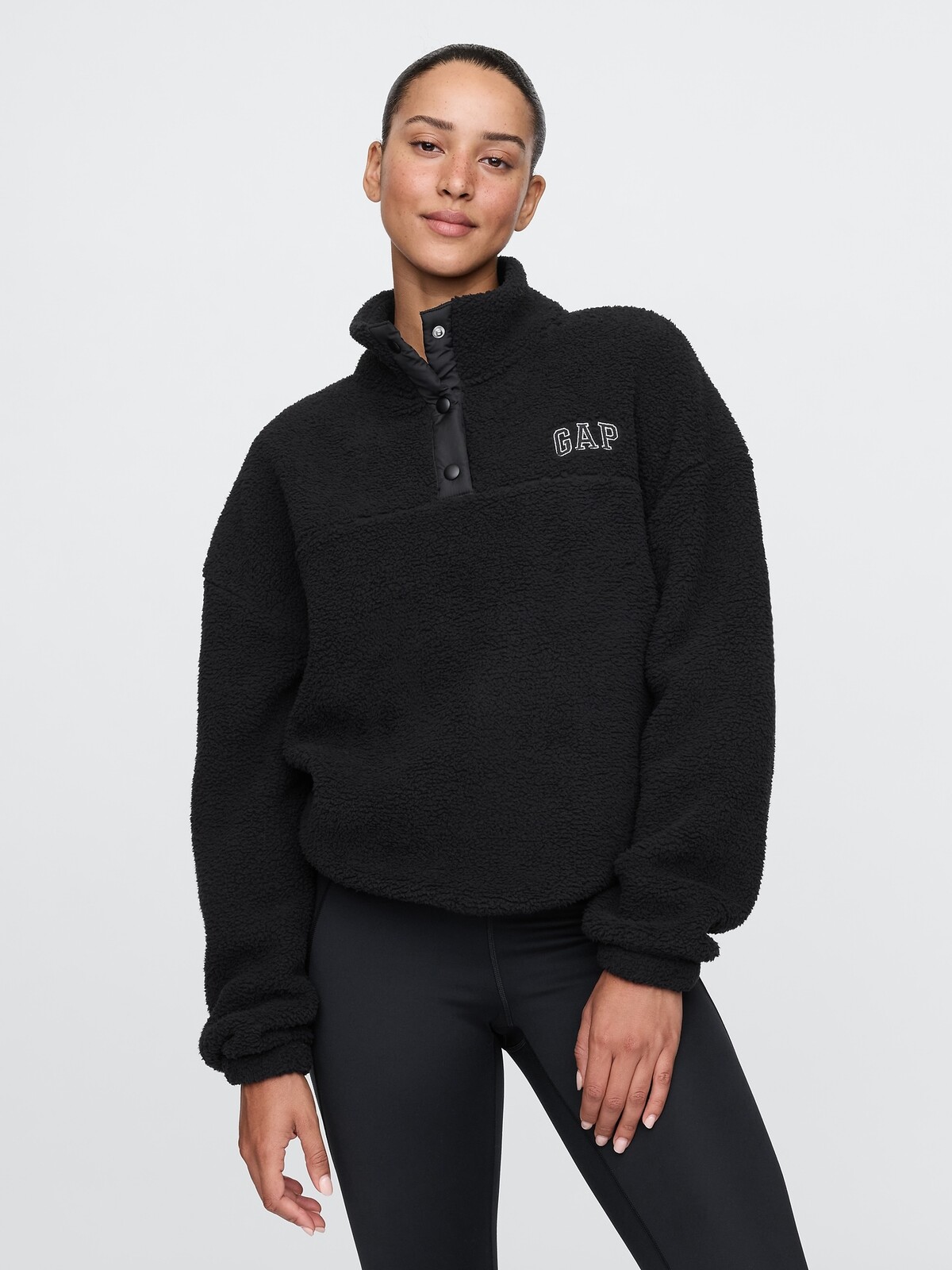 GAP Oversize sherpa sweatshirt - Women's