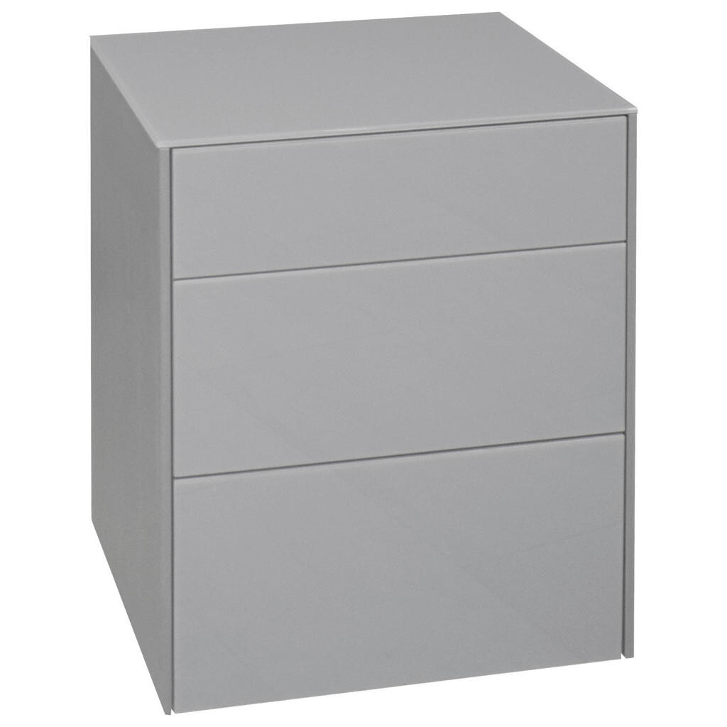 Novel NOČNÝ STOLÍK, svetlosivá, 52/63/42 cm