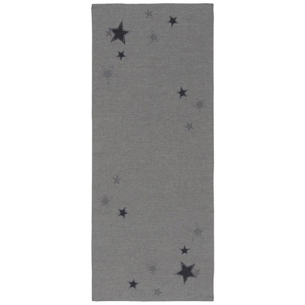 X-Mas ÚZKY OBRUS, 50/150 cm, svetlosivá