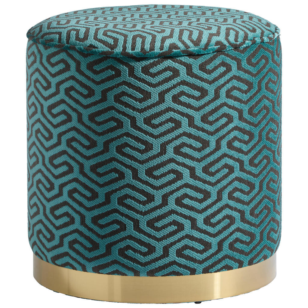 MID.YOU TABURETKA, textil, kompozitné drevo, 40/42/40 cm