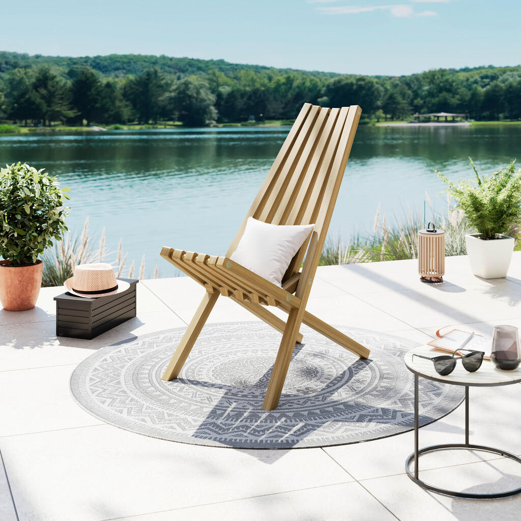 Ambia Garden ZÁHRADNÉ RELAXAČNÉ KRESLO, drevo