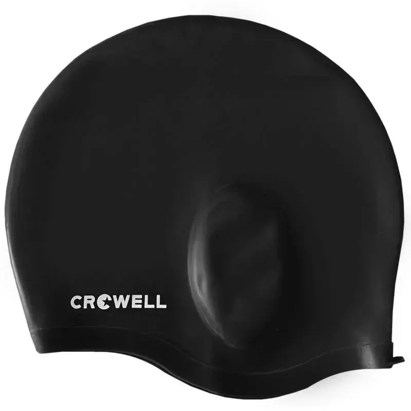 Crowell Ear Bora čierna plavecká čiapka col.2 152CM