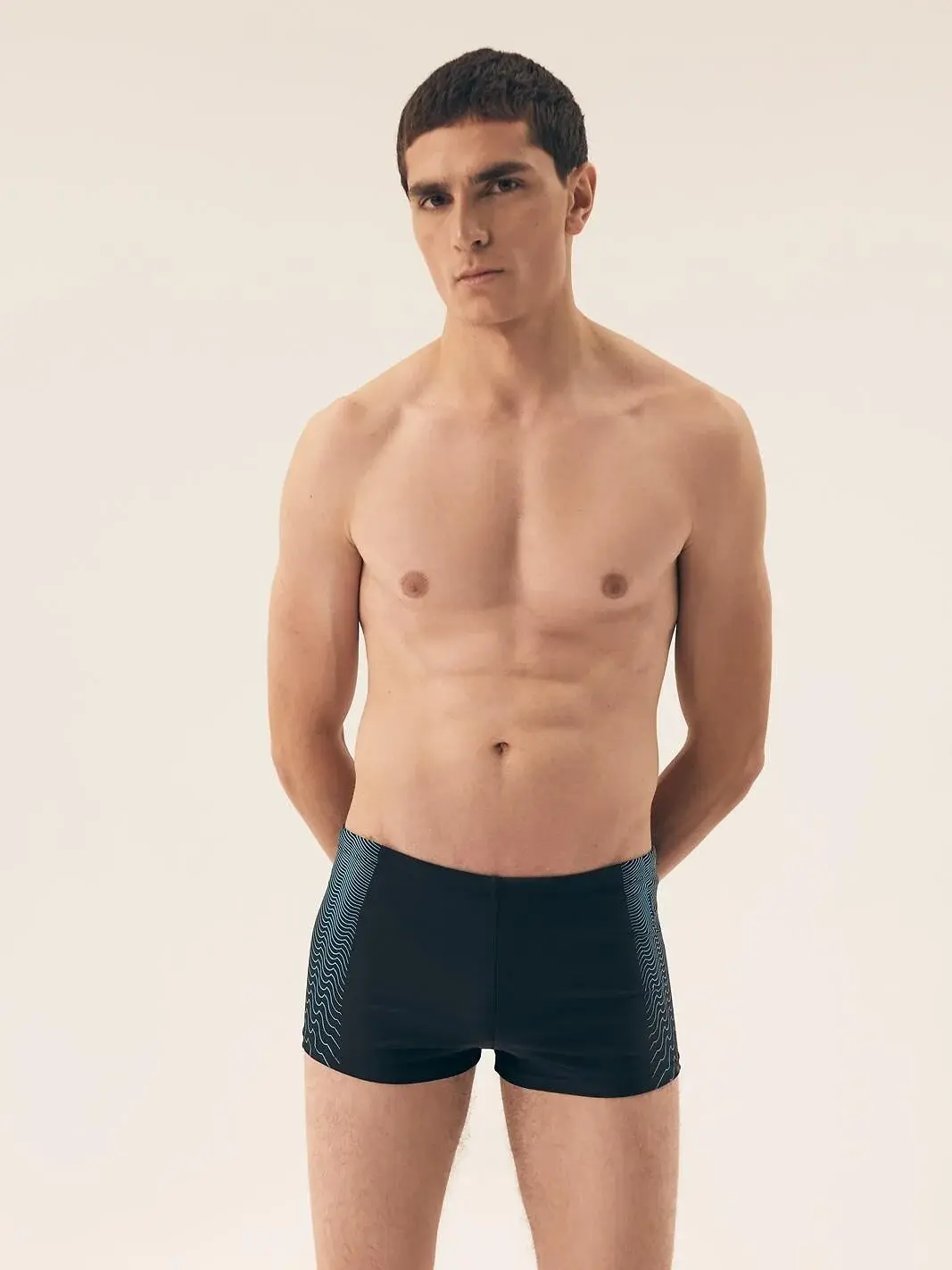 Pánske plavky 42607 Radon blue - HENDERSON tmavě modrá L