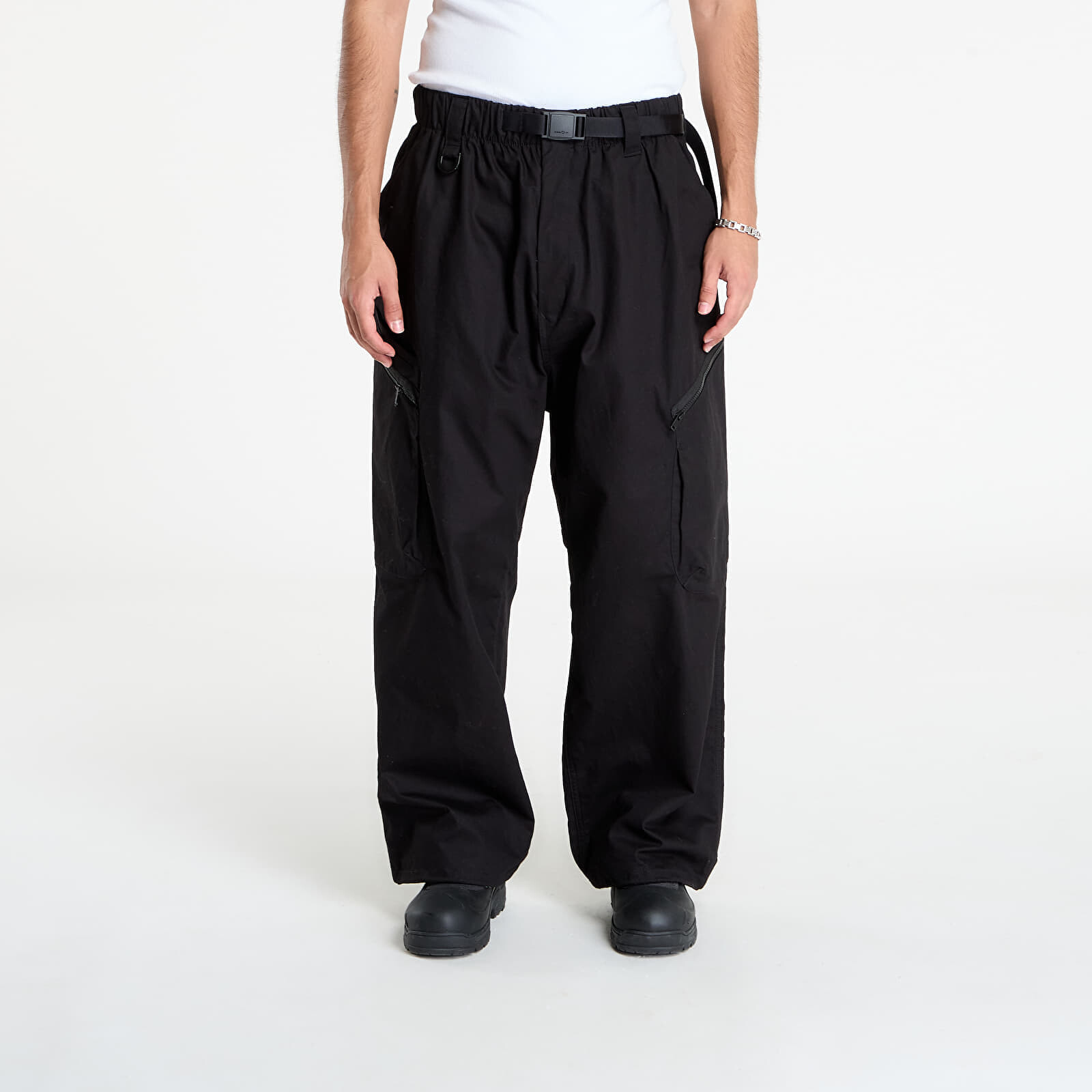 Kalhoty Y-3 M Twill Cargo Pant Black S