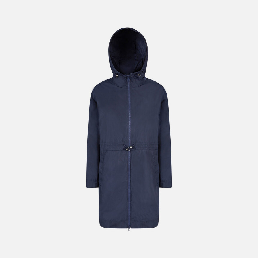 Dark blue women's parka Geox Bulmya - Women