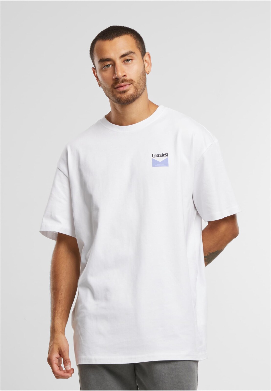 Men's T-shirt Live Bold Oversize white