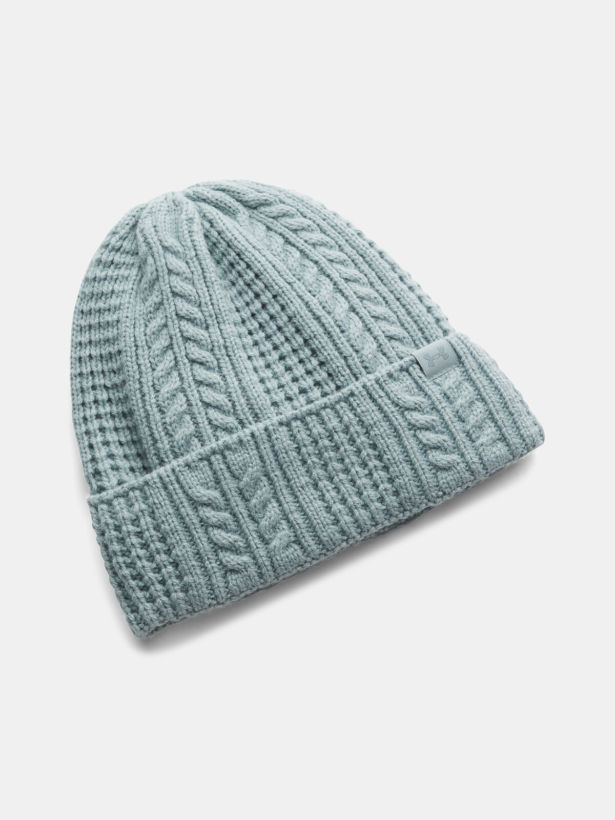 Under Armour W Halftime Cable Knit Beanie-GRN Women's Cap - Women's